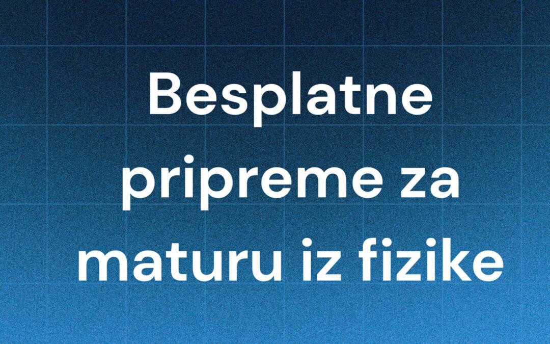 Online pripreme za Državnu Maturu iz fizike
