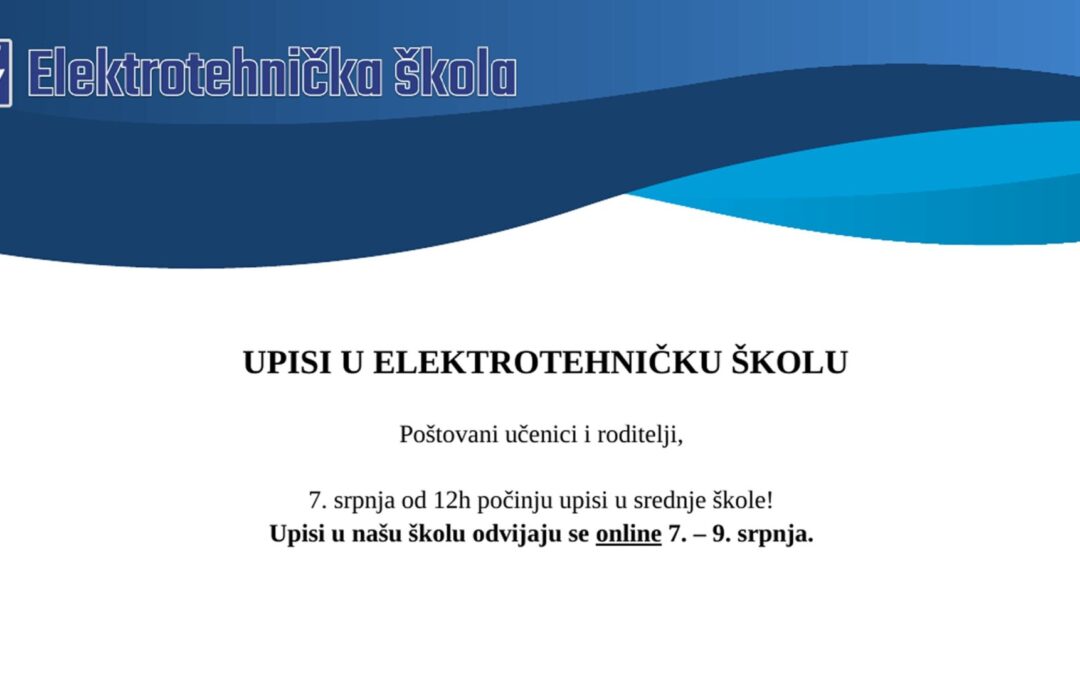 Upisi 2026./2027.